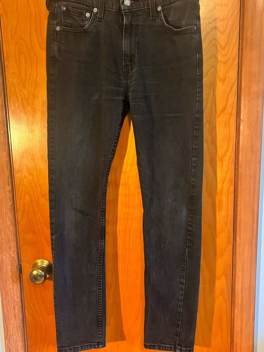 Levis 510 Skinny Jeans Washed Black Denim Reg 30x32 Women’s